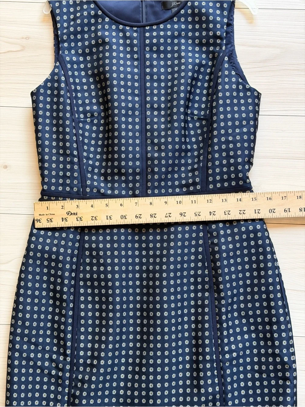 J.Crew Navy Capsule Wardrobe Sheath Dress Sleeveless Career Office Size 4 NWT
